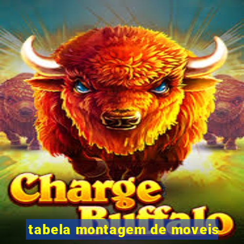 tabela montagem de moveis